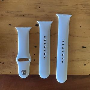 Apple Watch band. White